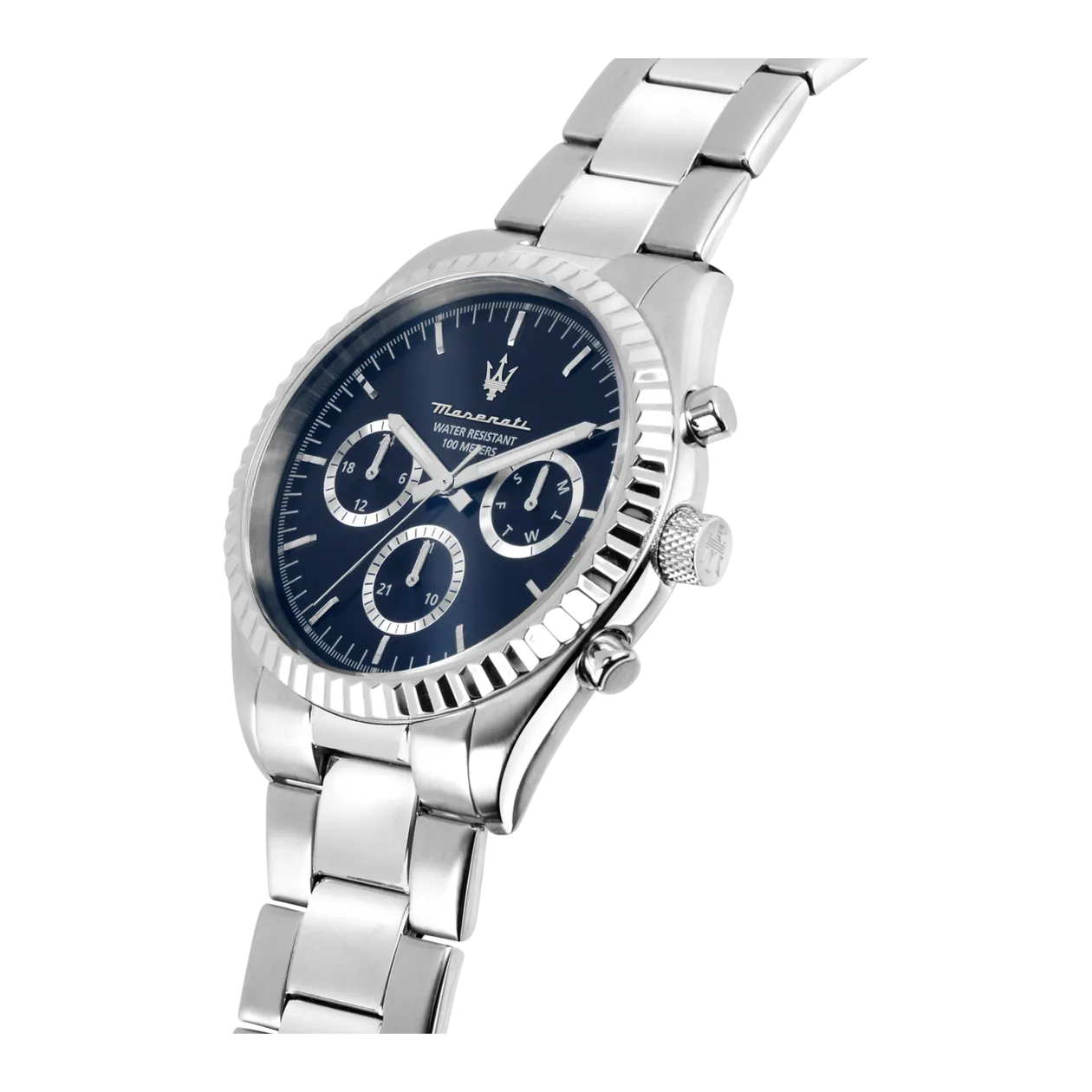 Maserati COMPETIZIONE Wristwatch, Blue / Silver-coloured