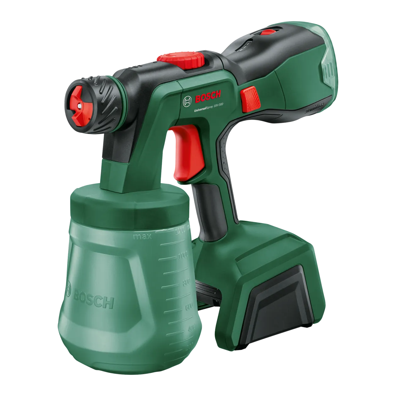 Bosch UniversalSpray 18V-300 Cordless Spray Gun, Classic Green