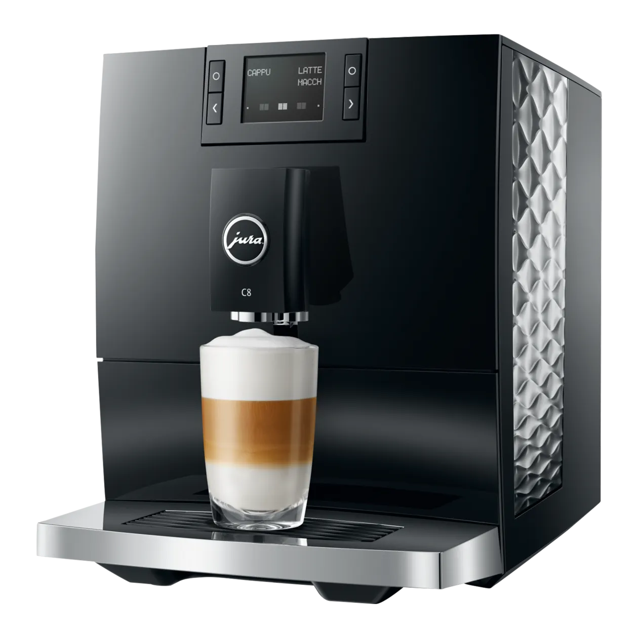 JURA C8 (EA) Kaffeevollautomat, Piano Black