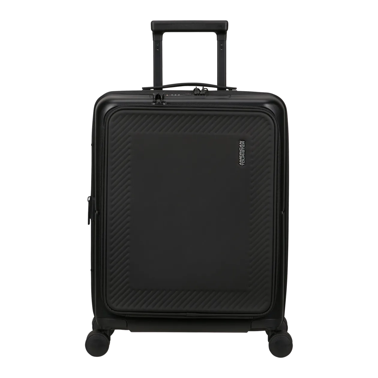 American Tourister DashPop Spinner 55/20 Frontloader Valise cabine à roulettes (extensible), True Black