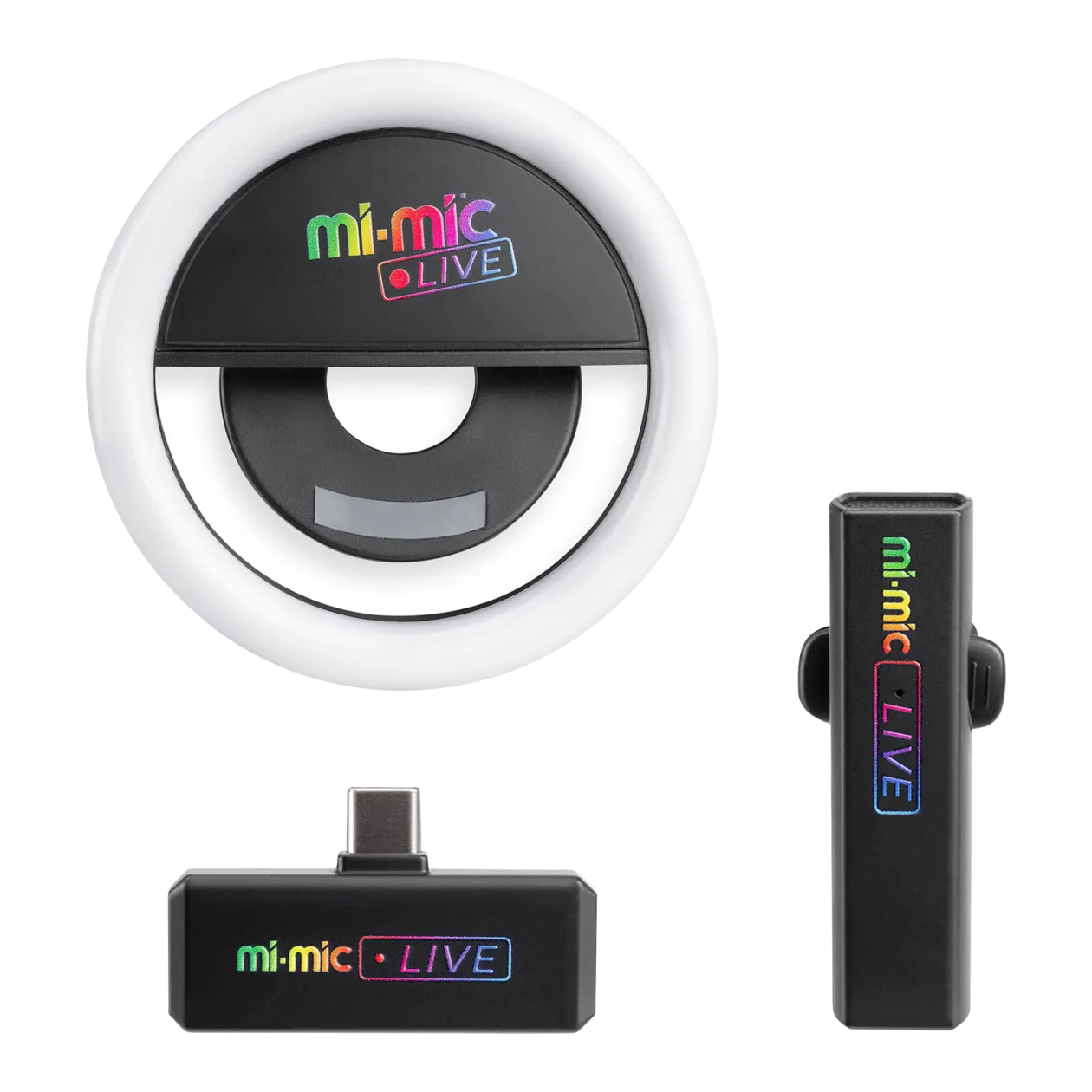 Mi-Mic Live Kit de vlogging pour Android™, noir