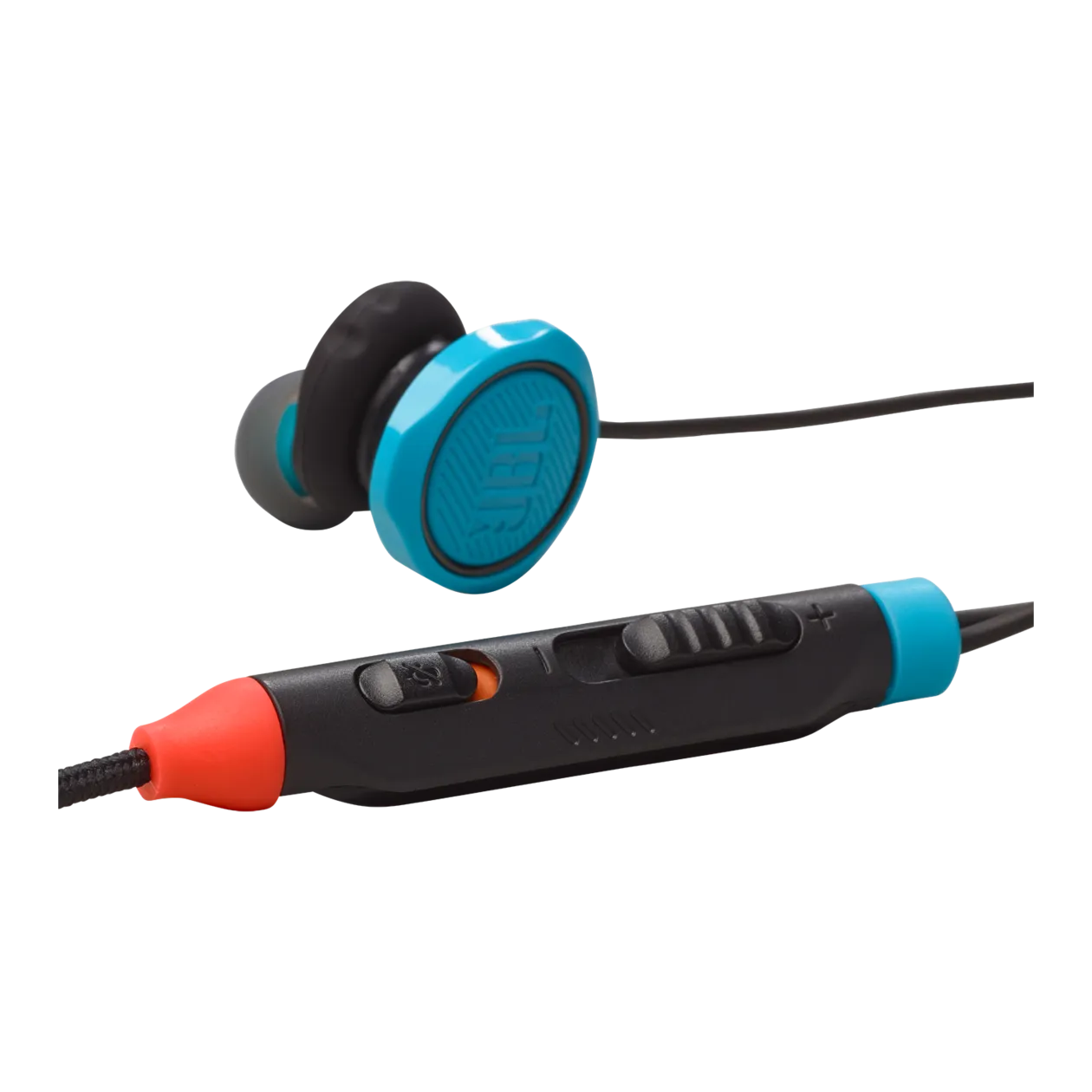 JBL Quantum 50 N Cuffie da gaming in-ear, rosso/blu