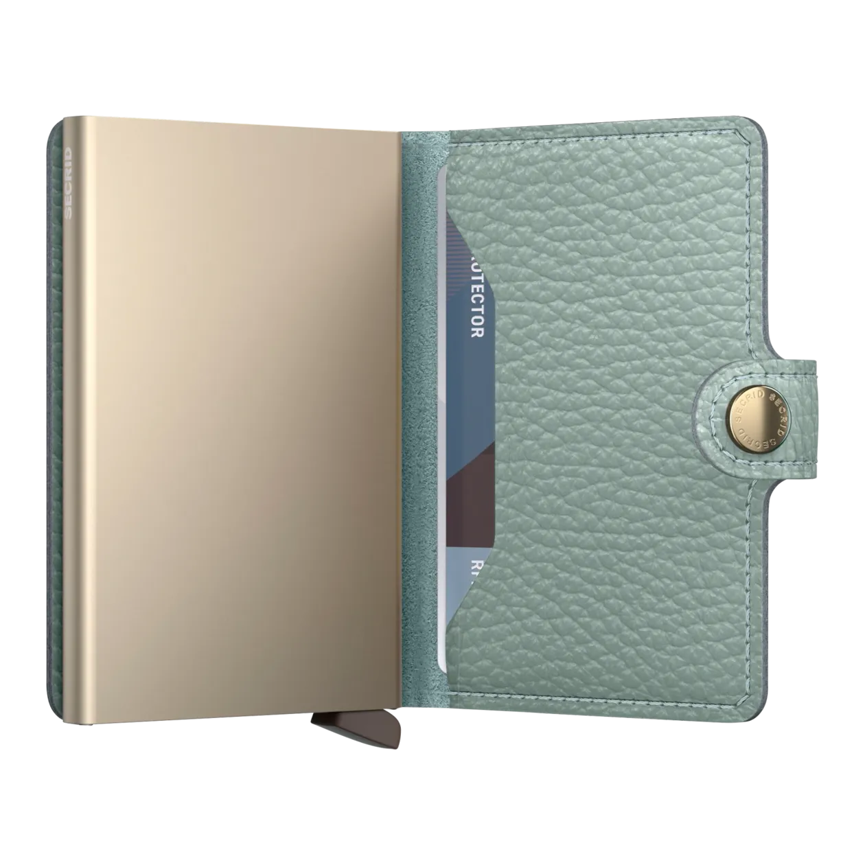 Secrid Miniwallet Pebble Portafoglio, Sea Green