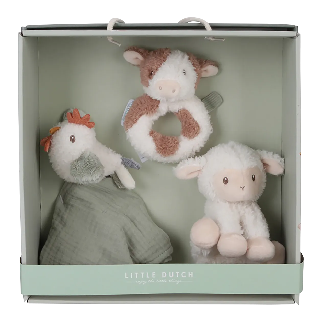 Little Dutch Little Farm Set regalo, 3 pezzi, verde