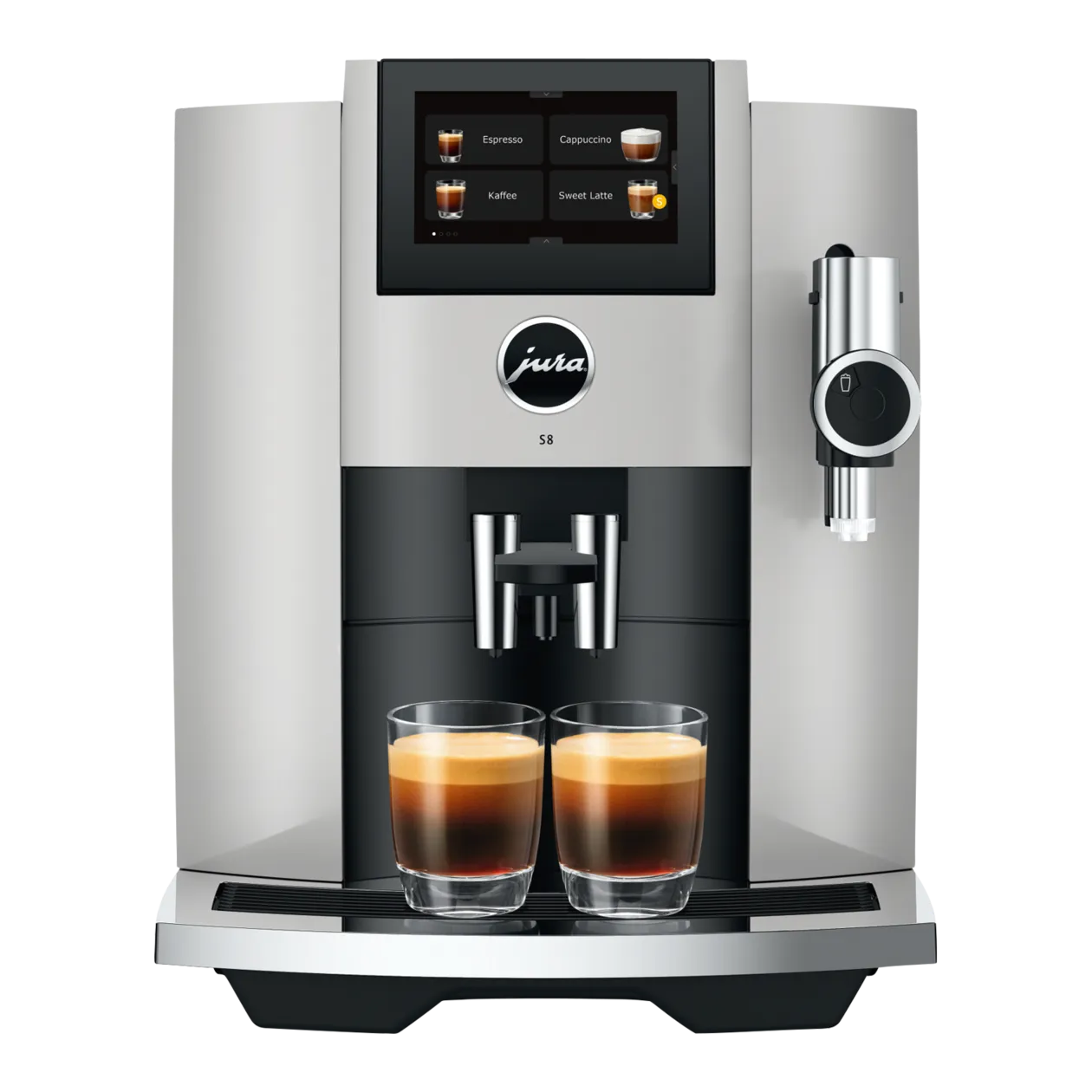 JURA S8 (EB) Kaffeevollautomat, Platin