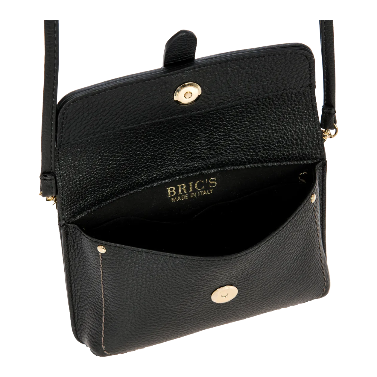 BRIC'S Gondola Garofano Mini-Umhängetasche, Black