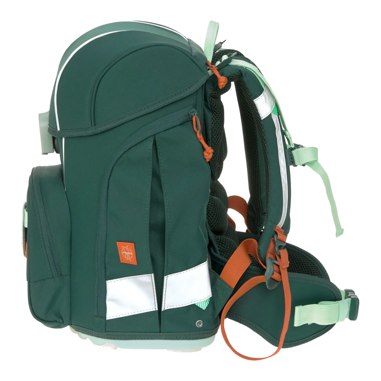 LÄSSIG Boxy Unique Ocean Edition School Bag Set, Dark Green