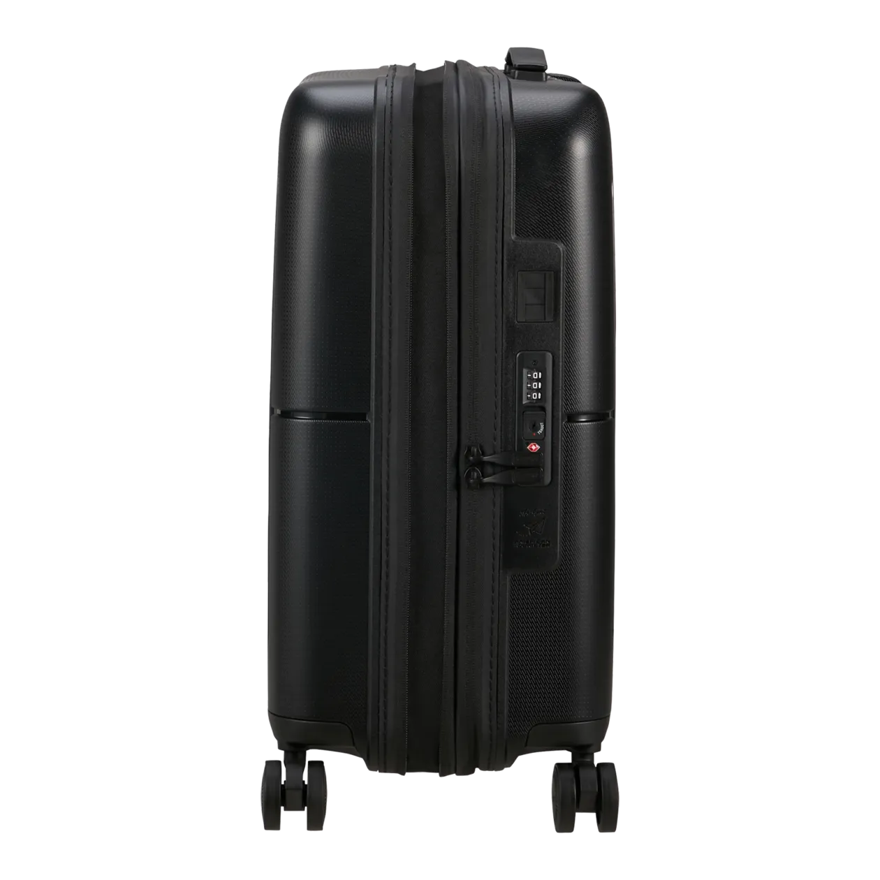 American Tourister DashPop Spinner 55/20 TSA Trolley da cabina (espandibile), True Black