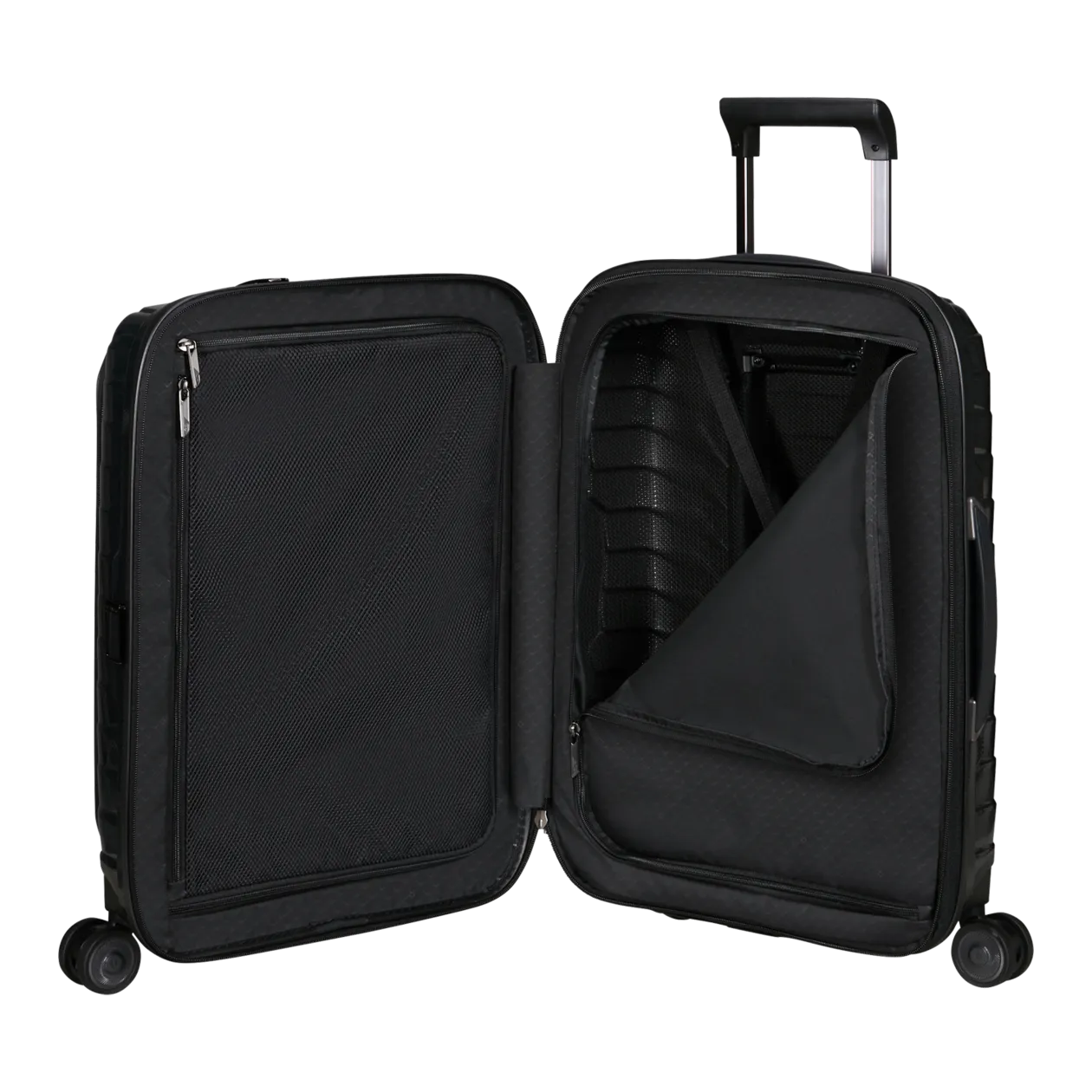 Samsonite Proxis Spinner 55/20 Easy Access Valise à roulettes S (extensible), noir