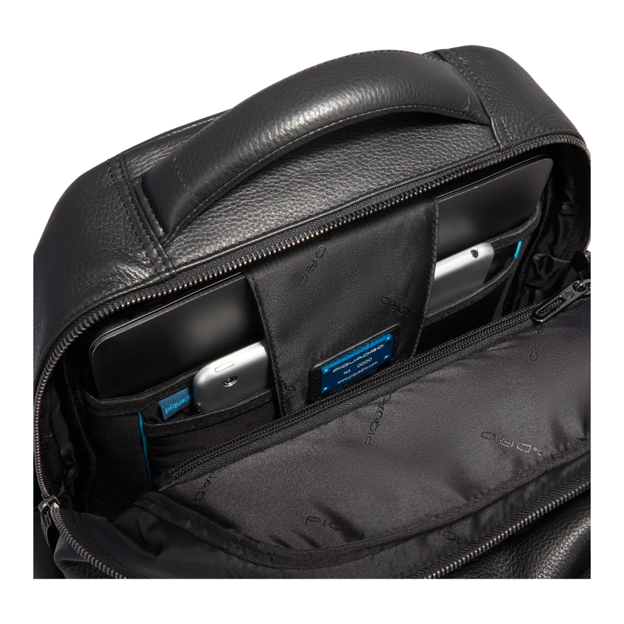 Piquadro Large Laptop Backpack, Black