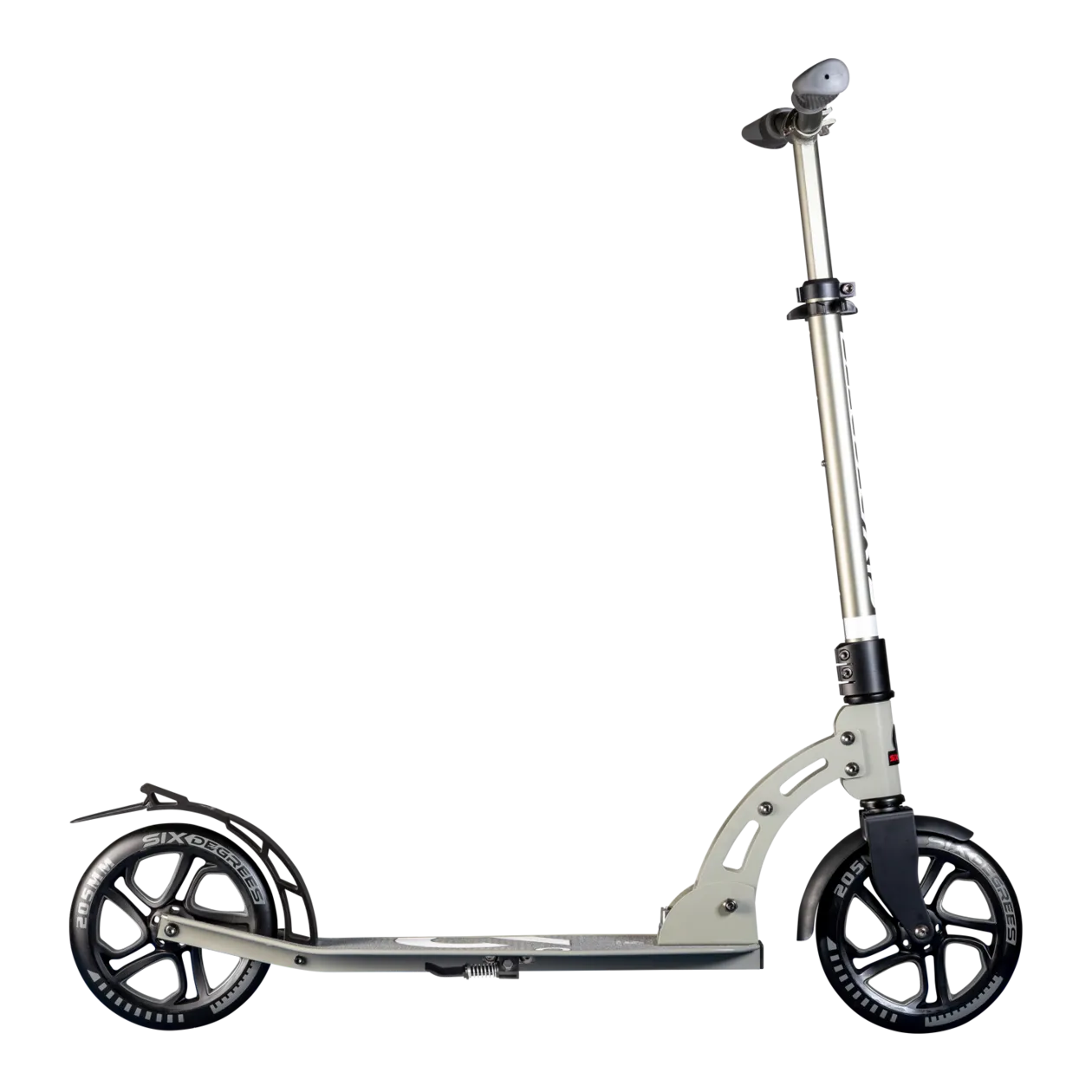 Six Degrees Scooter Monopattino per bambini, 205 mm, grigio