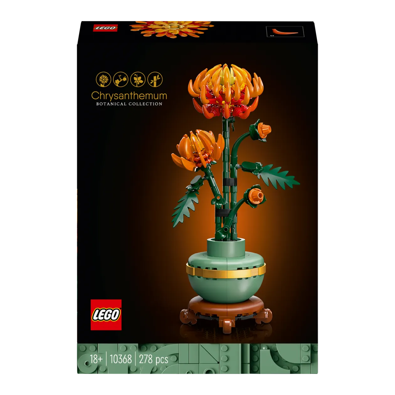 LEGO® Botanical Collection 10368 Chrysanthemum Building Set