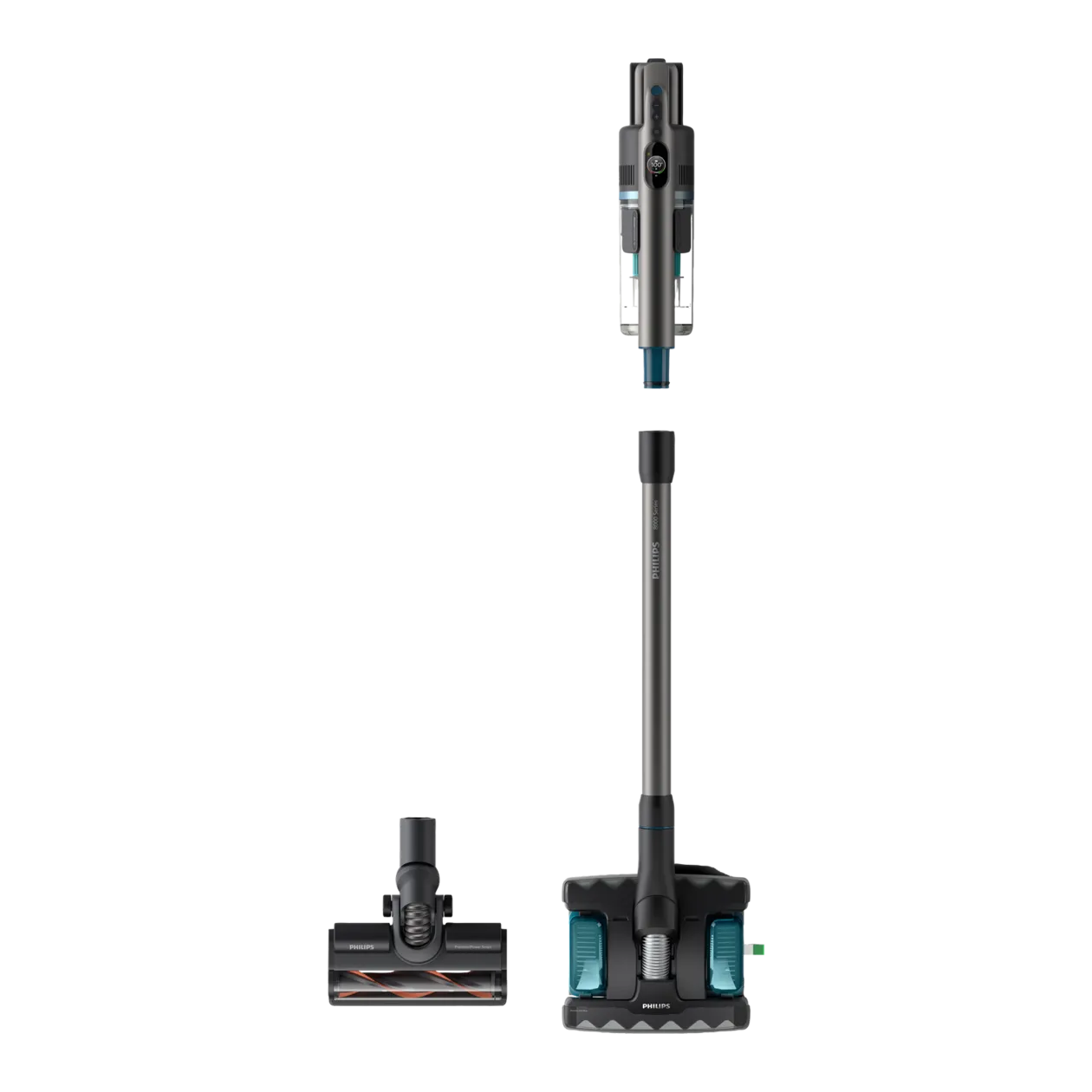 Philips 8000 Series Aqua Plus Cordless Vacuum Cleaner, Dark Petrol