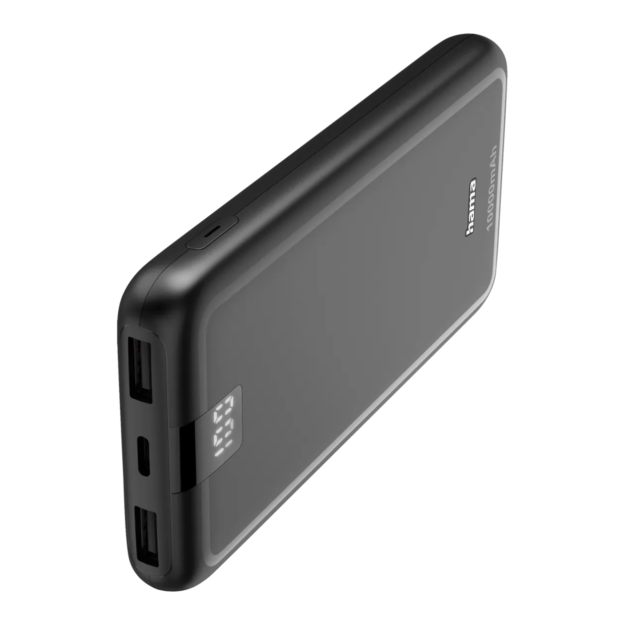 Hama Performance 10 Power Pack, 10,000 mAh, Anthracite