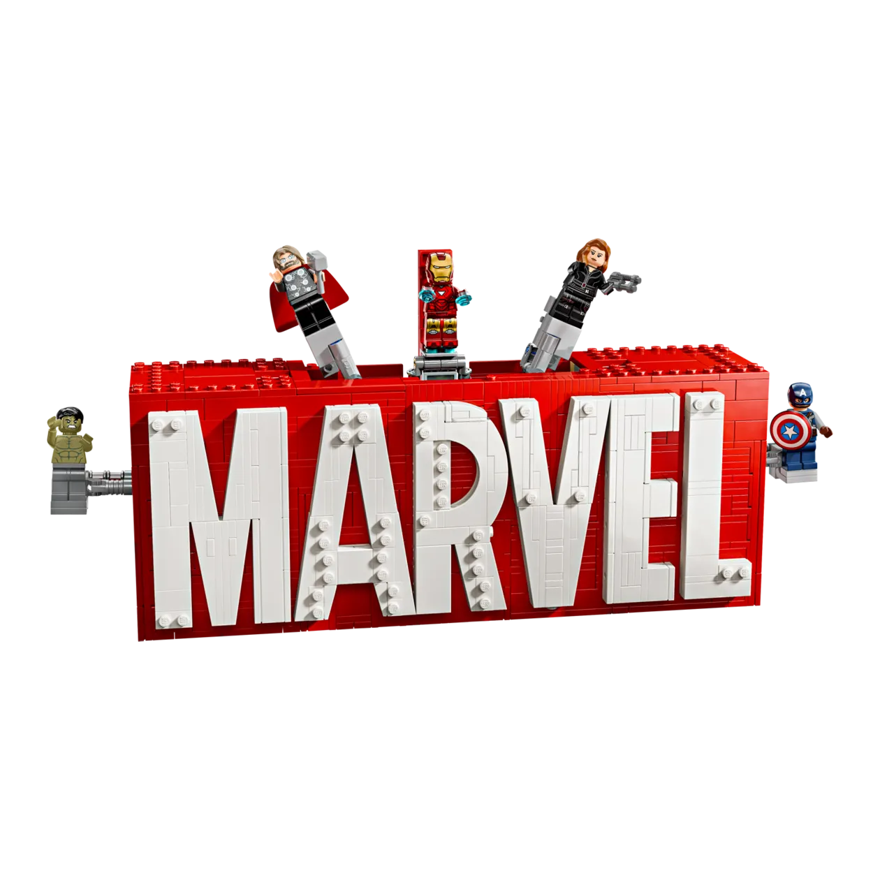 LEGO® Marvel 76313 Logo & Minifiguren Spielset