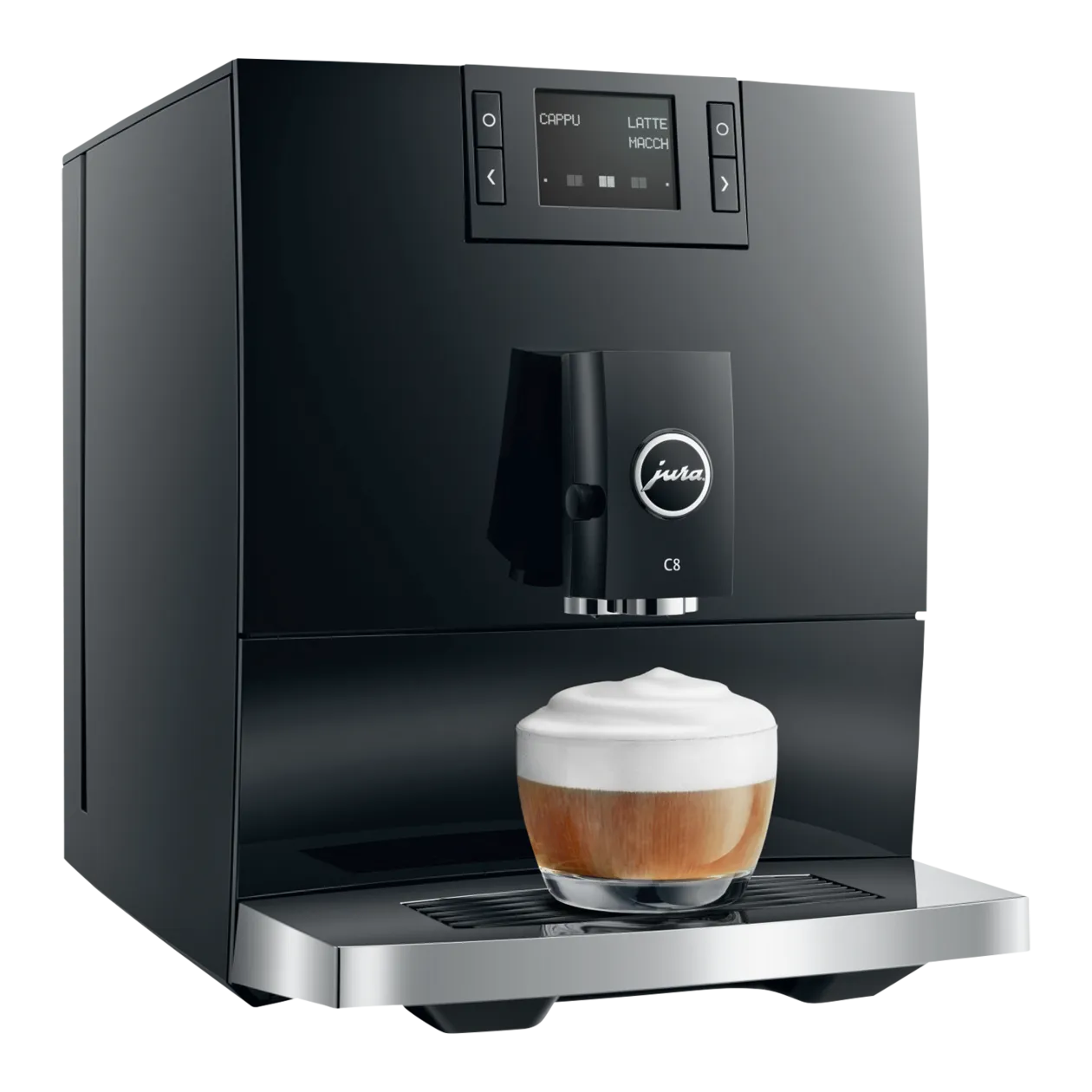 JURA C8 (EA) Kaffeevollautomat, Piano Black