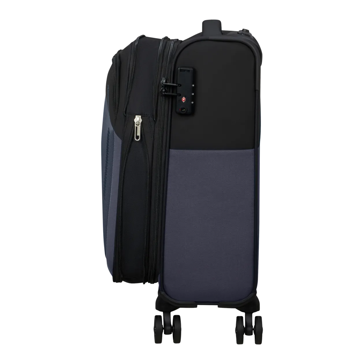 American Tourister Daring Dash Spinner S (erweiterbar), Schwarz/Grau