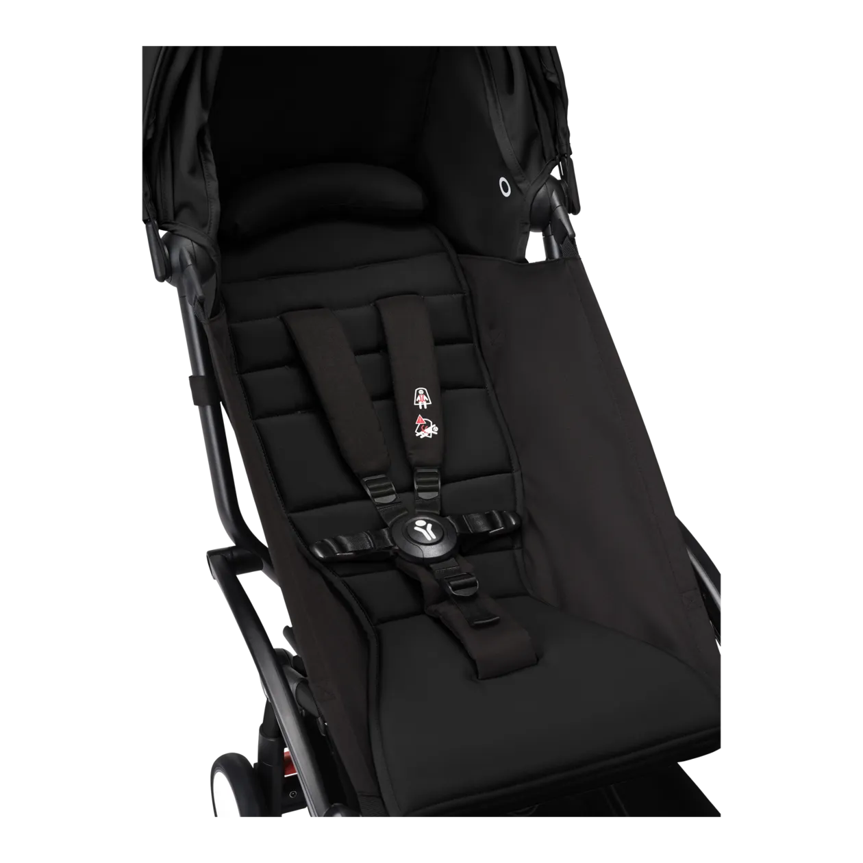 Stokke® YOYO3 Kinderwagen + 6+-Textilset, Schwarz