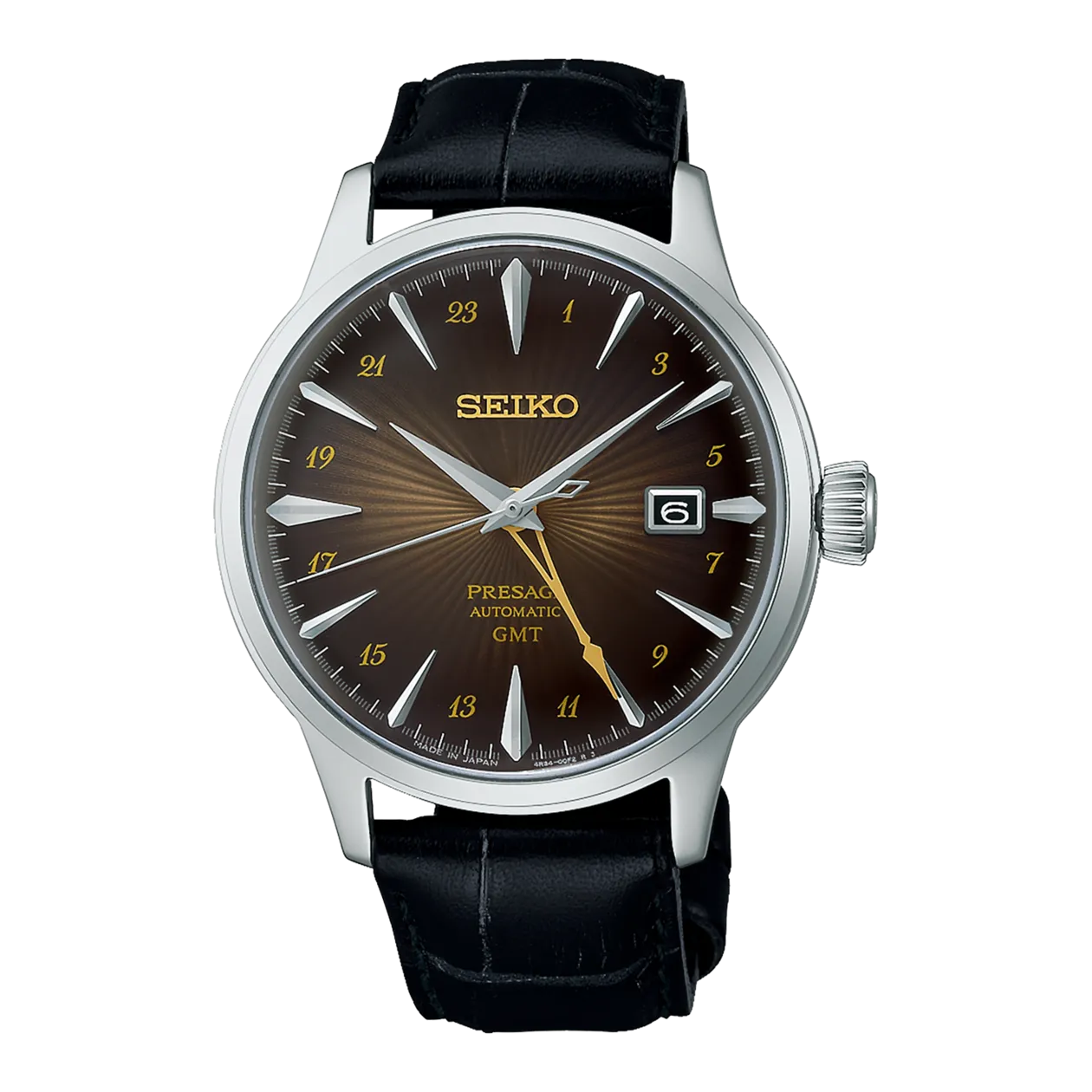 Seiko Presage GMT SSK039J1 Automatikuhr, Braun