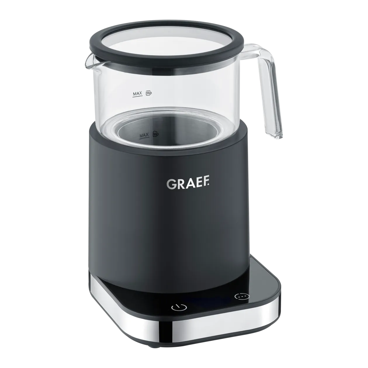 Graef MS902 Mousseur à lait, noir mat