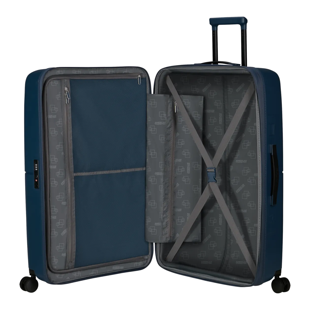 American Tourister DashPop Spinner 77/28 TSA Trolley L (erweiterbar), Midnight Blue