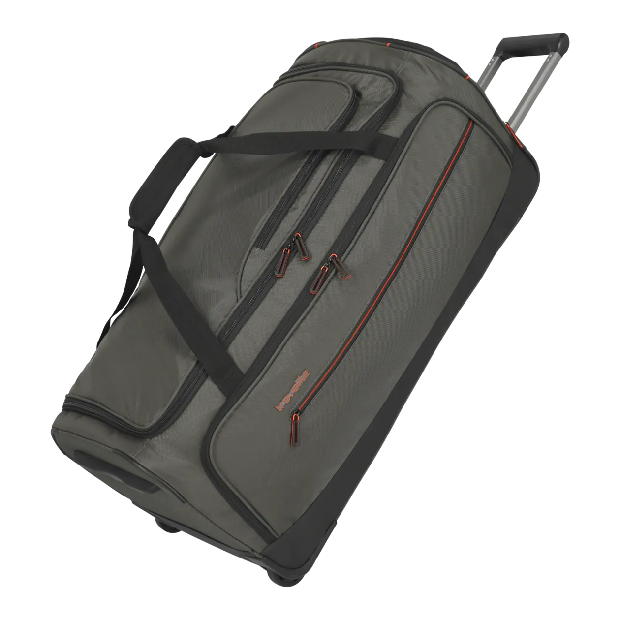 travelite Crosslite Rollenreisetasche L, 2-Rad, Oliv