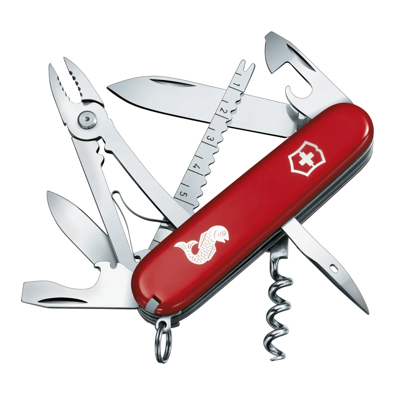 Victorinox Angler Couteau de poche, rouge