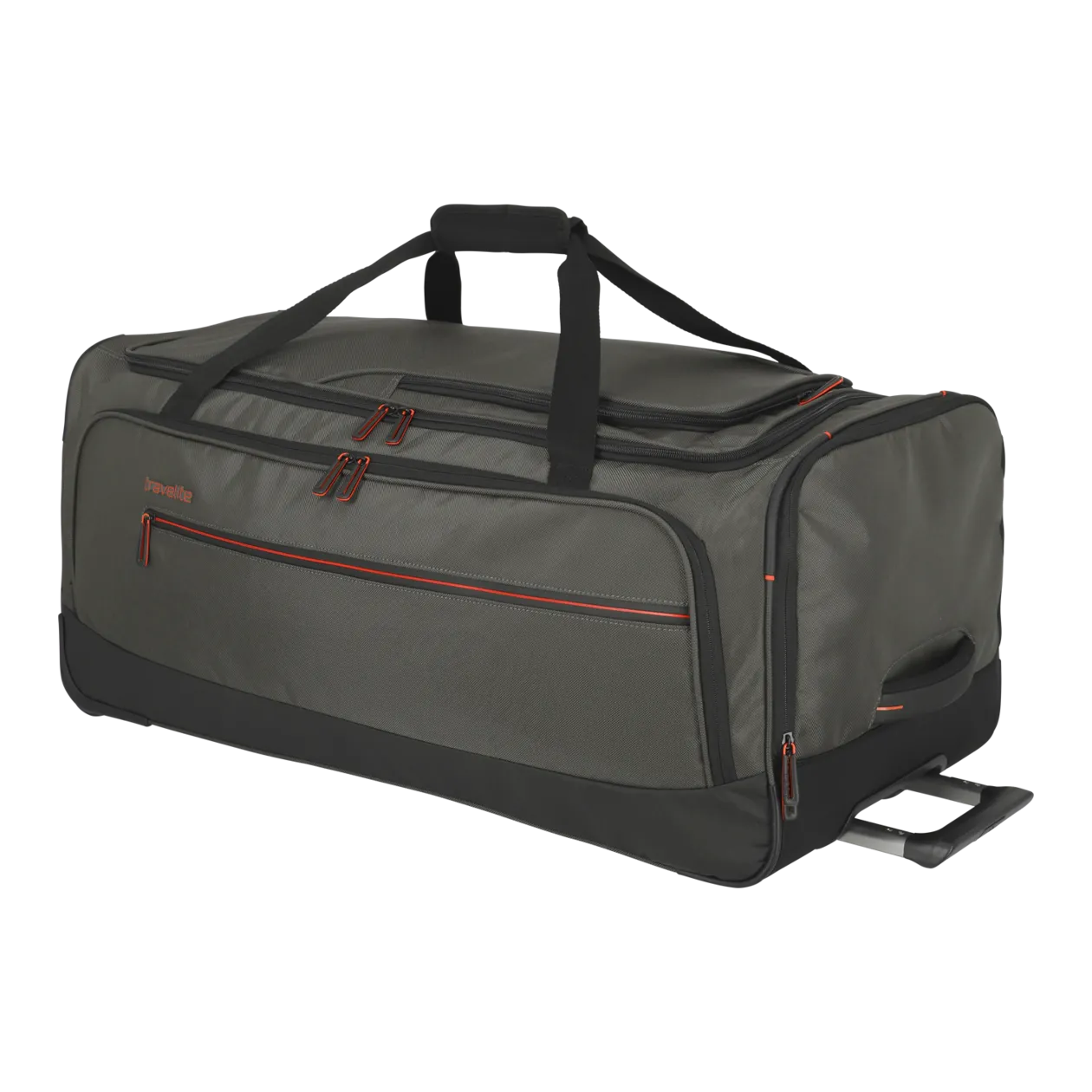 travelite Crosslite Rollenreisetasche L, 2-Rad, Oliv