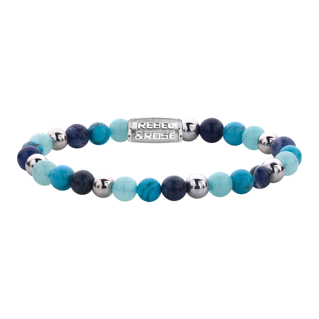 Rebel & Rose Blue Summer Vibes Damenarmband, S, Blau