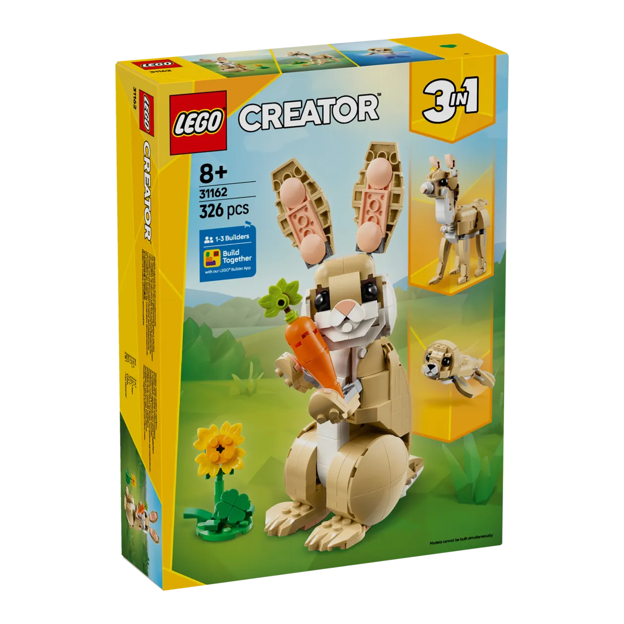 LEGO® Creator 3-in-1 31162 Adorabile coniglio Set di gioco