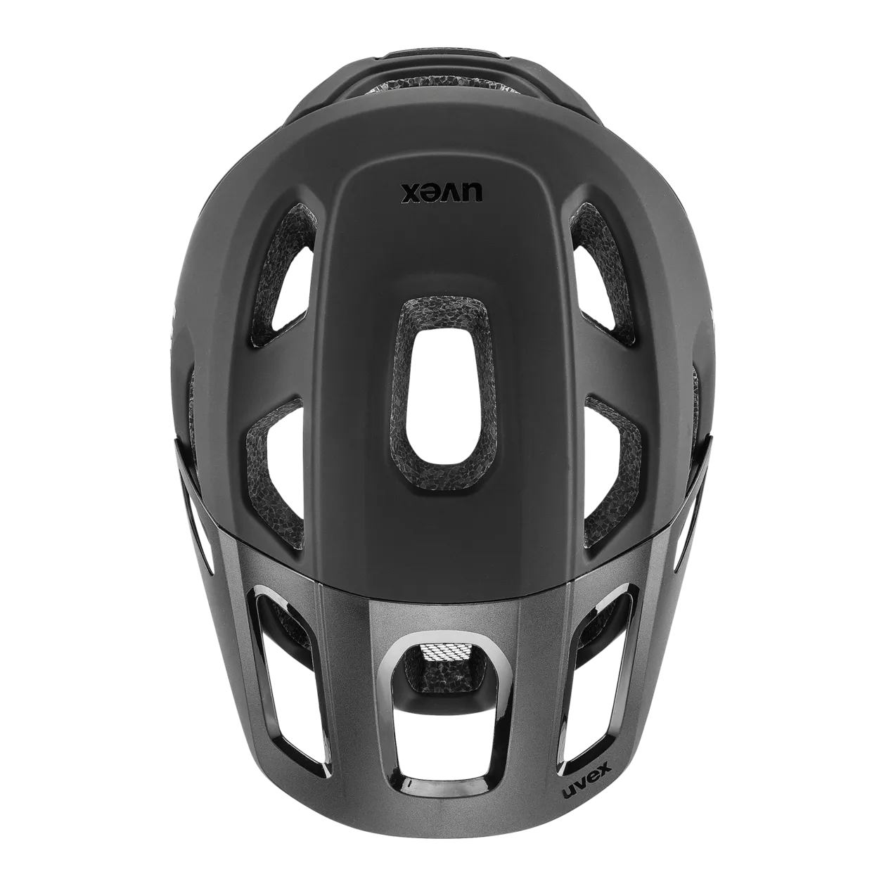 uvex react Casco da bicicletta, 56-59 cm, Black Matt