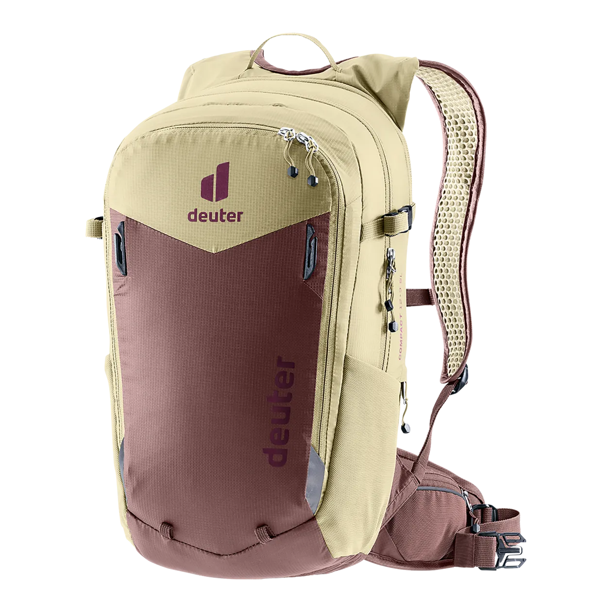 deuter Compact 12+3 SL Bicycle Backpack, Ashrose-Desert