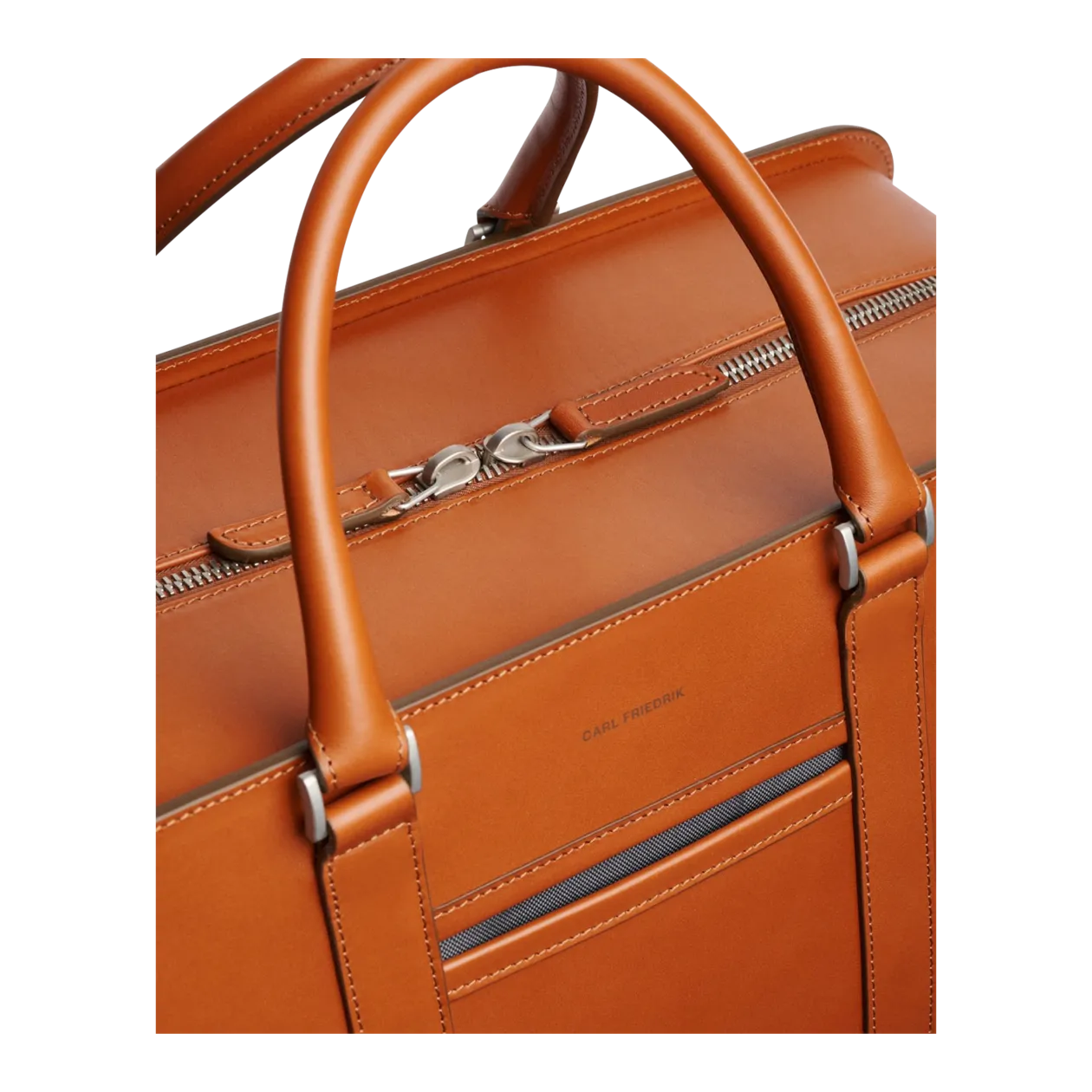 Carl Friedrik Palissy Weekend Reisetasche, Cognac