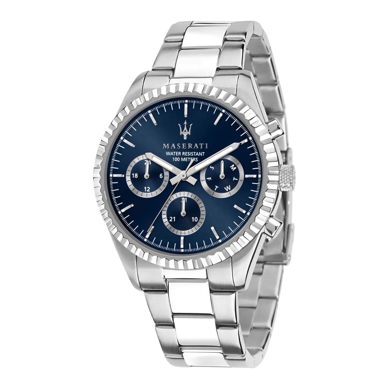 Maserati COMPETIZIONE Armbanduhr, Blau/Silberfarben