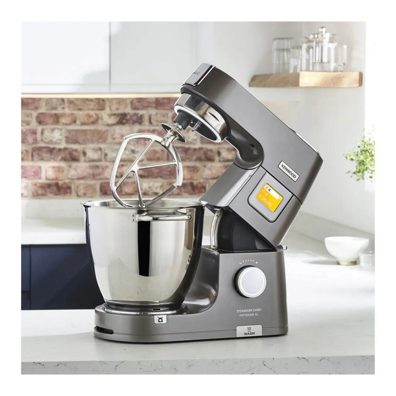 Kenwood Titanium Chef Patissier XL KWL90.164SI Küchenmaschine, Silber