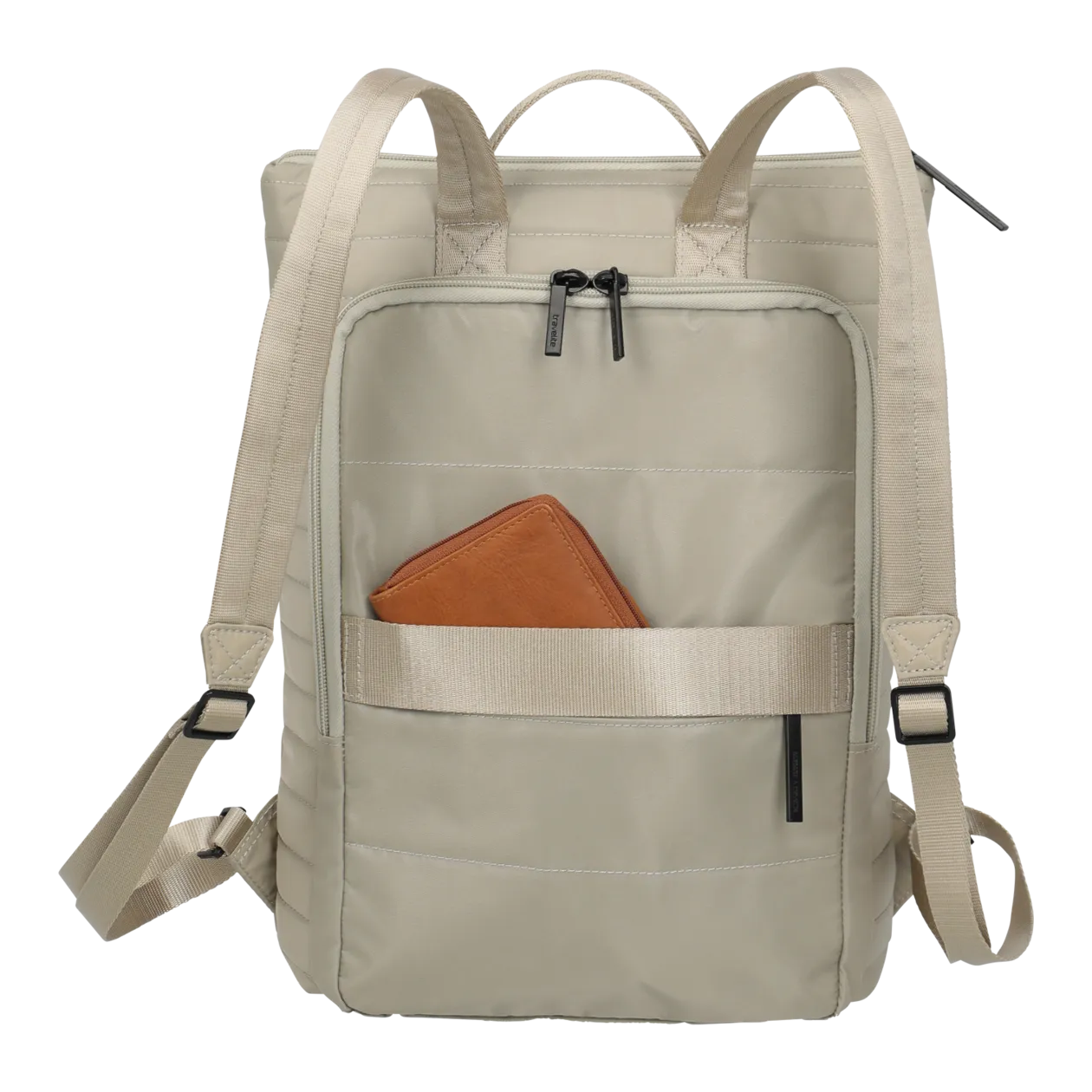 BARBARA & travelite Stepp Rucksack, Satin Nude