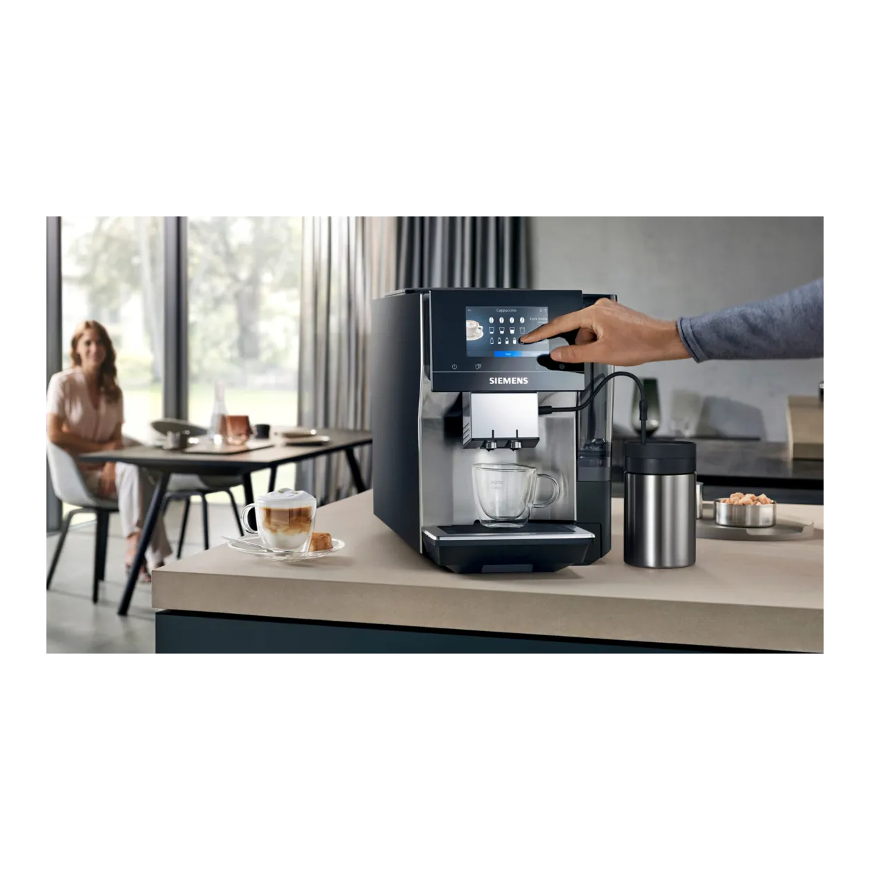 SIEMENS EQ700 classic Macchina da caffè automatica, grigio