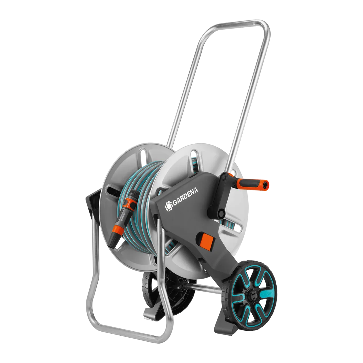 GARDENA CleverRoll M Hose Trolley Set, Metal