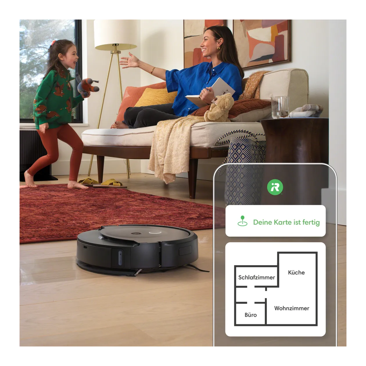 iRobot® Roomba Combo® 10 Max Saug- und Wischroboter + AutoWash™ Dock, Schwarz