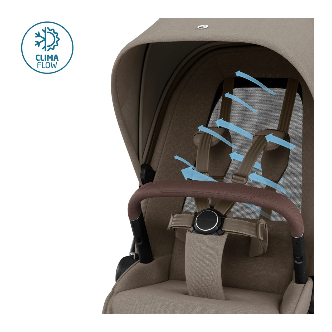 Maxi-Cosi® Fame Stroller, Twillic Truffle