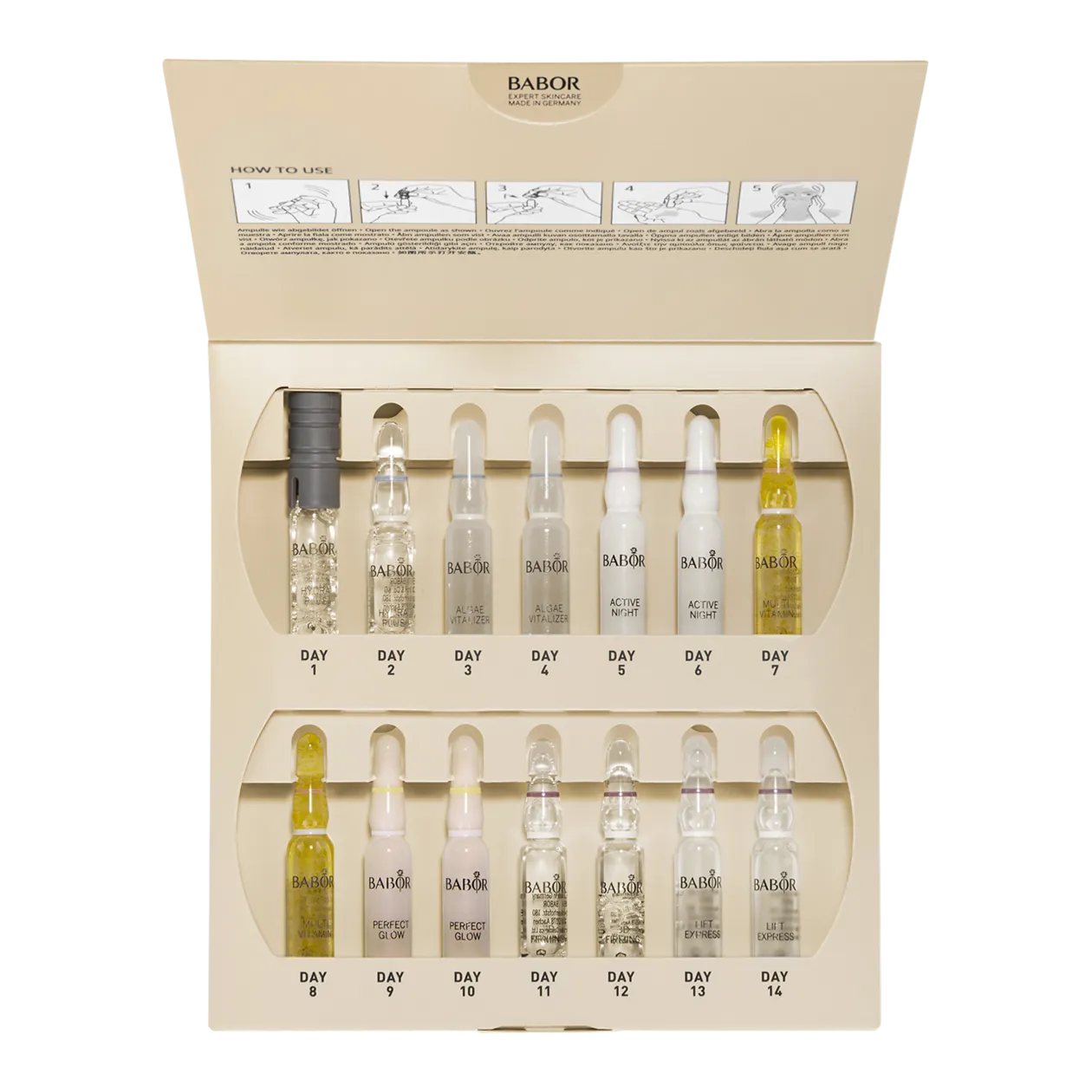 BABOR Ampoule Concentrates Perfect Skin Collection Serum Set, 14 x 2 ml