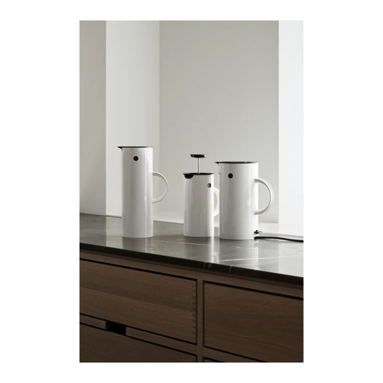 Stelton EM77 Caraffa termica, 1 l, bianco