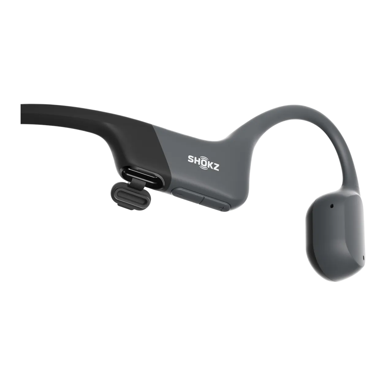 Shokz OpenRun Bone Conduction Sport Headphones, Black