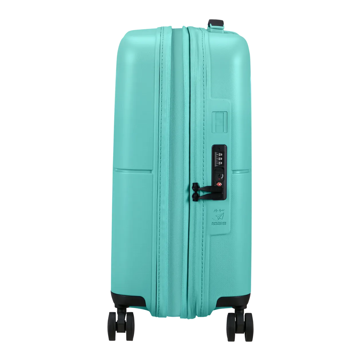 American Tourister DashPop Spinner 55/20 TSA Trolley da cabina (espandibile), Aqua Sky