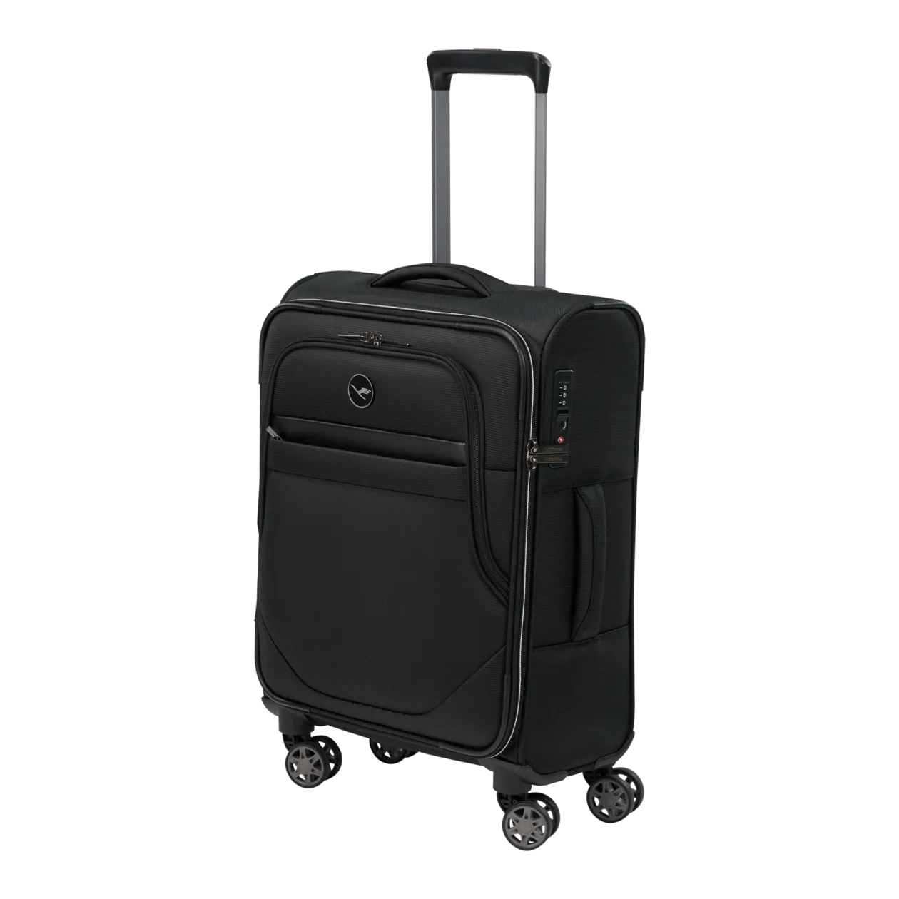 Lufthansa Flight Collection 5.0 Cabin Trolley, 4-Wheel, Black