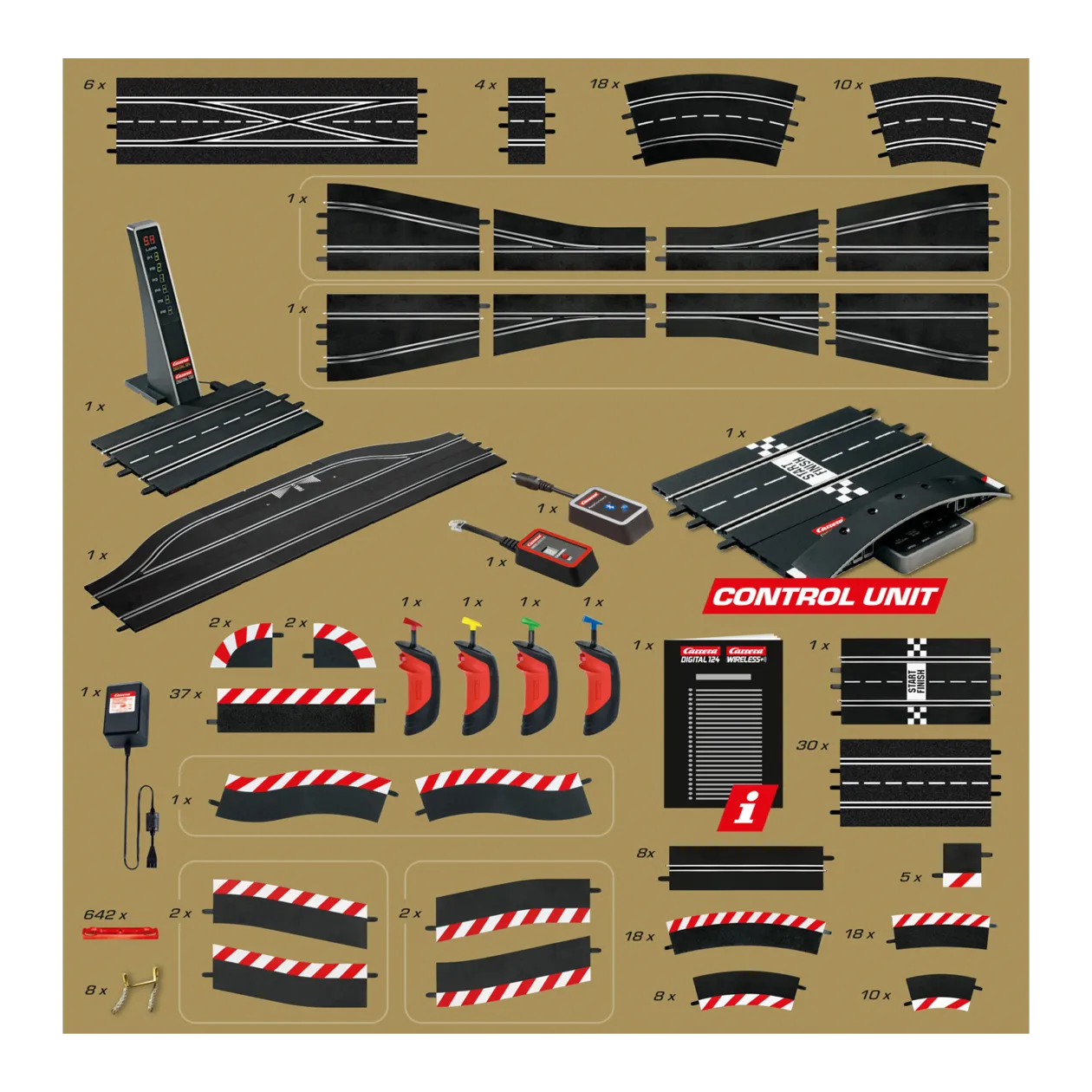 Carrera Digital 124 "Ultimate XXL Edition" Rennbahn-Set