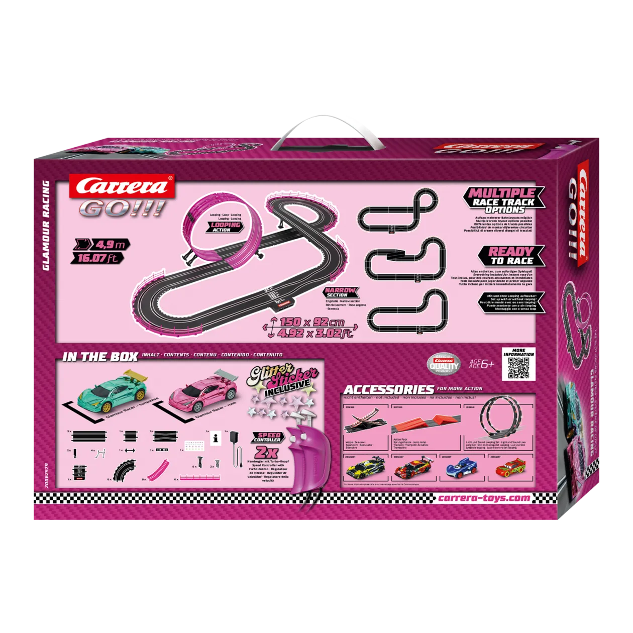 Carrera GO!!! Glamour Racing Racetrack Set