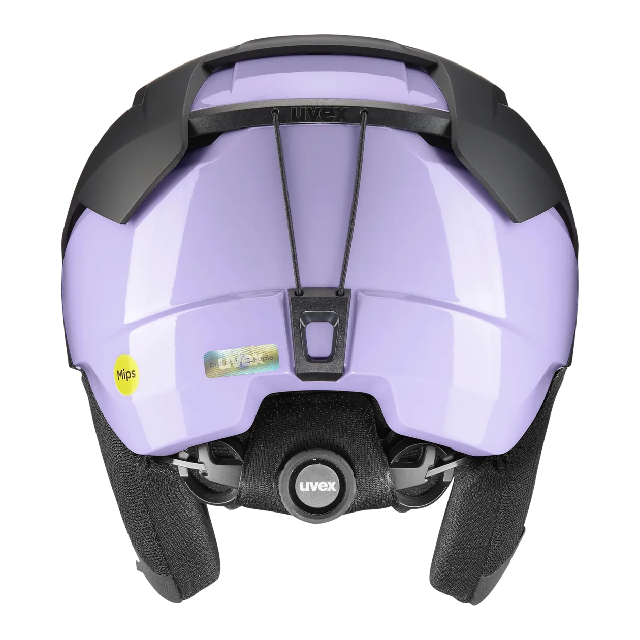 uvex levitate MIPS Casque de ski, 51-55 cm, Black Cool / Lavender Matt