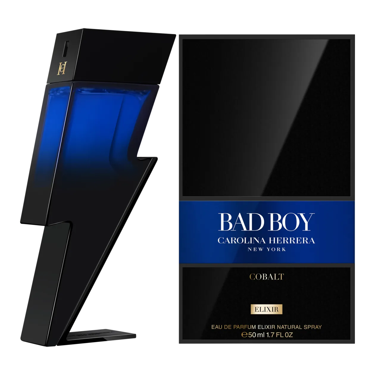 Carolina Herrera Bad Boy Cobalt Eau de Parfum Elixir, 50 ml