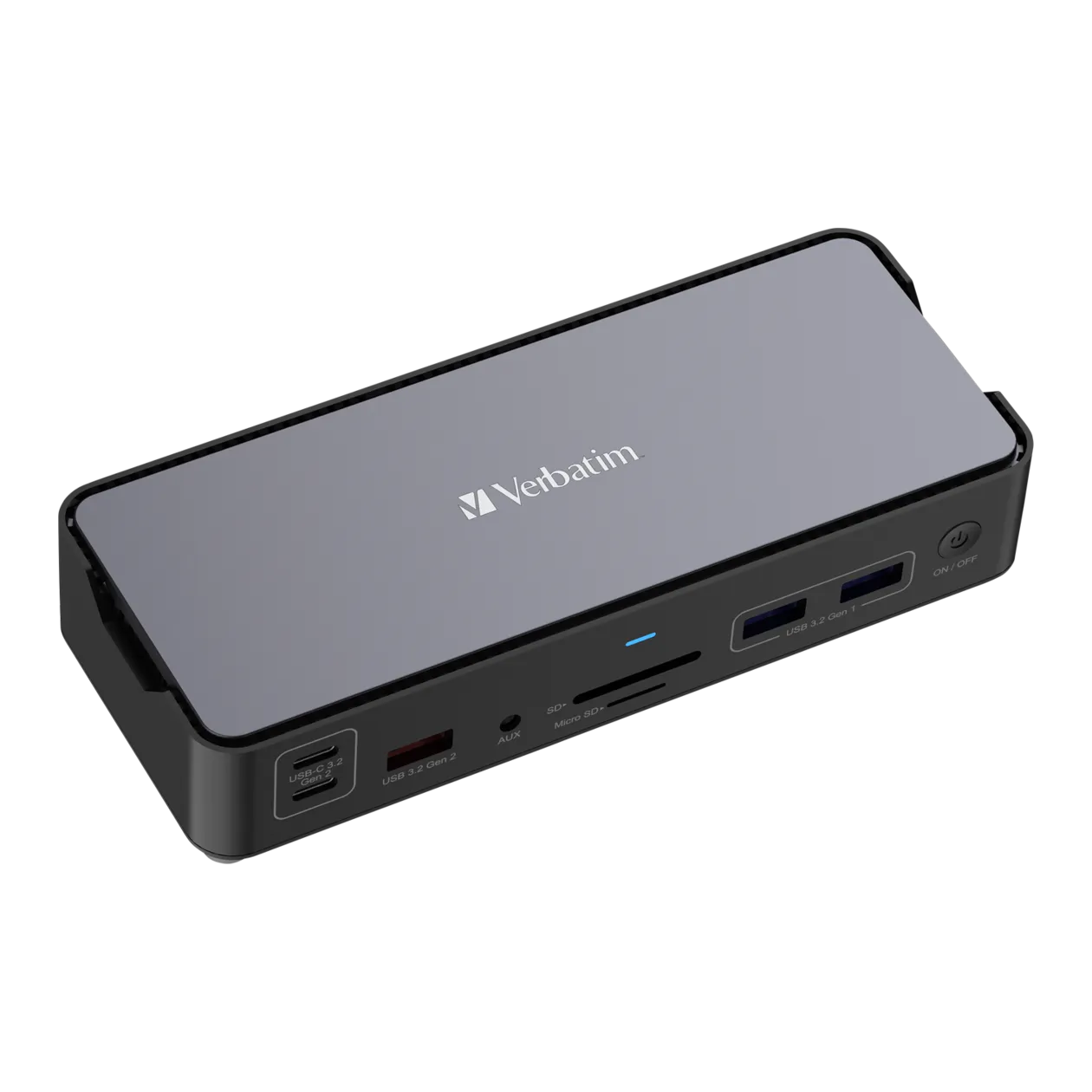 Verbatim USB-C Pro CDS-15 Dockingstation, Grau